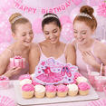 thumbnail image 4 of CakeDrake Ballerina Cake Topper Set Ballet Theme 2 Piece Pink, 4 of 6