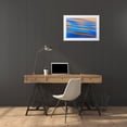 thumbnail image 3 of Mahan, Kathy 14x11 White Modern Wood Framed Museum Art Print Titled - Electric Blue II, 3 of 4