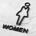thumbnail image 1 of 3D Men Women Toilet Signs Acrylic WC Plaque Reminder Indicator Plaque Wc Signage Door Plates, 1 of 5