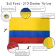 thumbnail image 2 of Bandera Anley EverStrong Series Colombia, 90 x 150 cm, nailon, 2 of 7