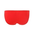 thumbnail image 2 of HUPOM Mens Underwear Boxer Briefs Male Thongs Medium waist Comfort Waist Solid Thong Red M, 2 of 4