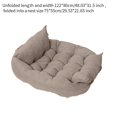 thumbnail image 4 of STARTIST Dog Bed Foldable Cat House Pet Cushion Pet Sleeping Bed for Small Large Dogs Khaki, 4 of 6