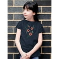 thumbnail image 2 of Vintage Flower Embroidery T-Shirt Juniors -Image by Shutterstock,  x-Large, 2 of 4