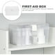 thumbnail image 5 of EeaseMX Botiquín portátil de primeros auxilios, botiquín multifunción para el hogar, talla S (blanco), 5 of 8