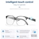 thumbnail image 2 of Ai Translator Glasses, Gafas Bluetooth Inteligentes Traductoras Compatibles con Traducción en Línea en 144 Idiomas, Carga Magnética, Disparo Remoto, Música de Oído Abierto y Llamadas Manos Libres, 2 of 10