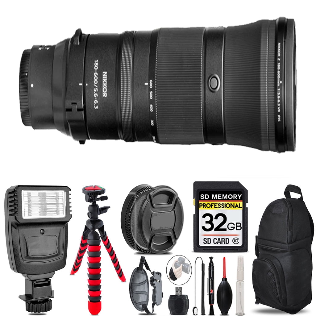 Nikon Z 180-600mm f/5.6-6.3 VR Lens - Basic Kit (International