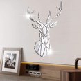 thumbnail image 5 of Pegatinas de pared de espejo 3D, Adhesivo de pared de espejo acrílico, Autoadhesivo Diseño de bricolaje Dormitorio Sala de estar Adhesivo de pared de acrílico decorativo Creativo 3D Espejo decorativo TUNC Sencillez, 5 of 5