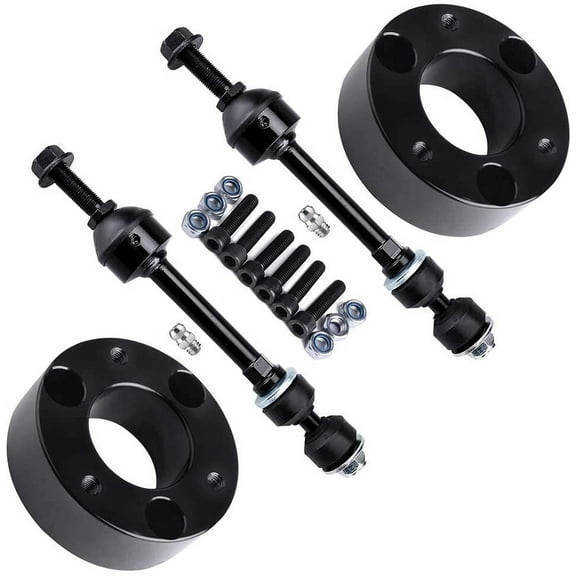 SCITOO 4pcs Suspension Kit 2 Stabilizer Bar Link 2.5 inch front leveling lift kit fit for 2008 2009 2010 for Dodge Ram 1500 2011 2012 2013 Ram 1500 K750157
