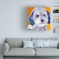thumbnail image 3 of Pat Saunders-White 'White Shnoodle' Canvas Art, 3 of 3