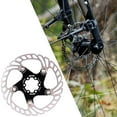 thumbnail image 4 of Bike Disc Brake Rotor 140mm 160mm 180mm 203mm, Disc Brake Rotor Bike Mountain Bike Stainless Steel Rotor , Black 180mm, 4 of 8