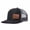 Black and gray, variant on PAPA Letter Embroidered Color Block Trucker Hat Unisex Adjustable Cotton Breathable Fashion Cap for Travel Daily Wear