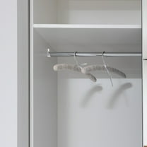 Stri 12pcs Wardrobe Closet Pole Socket Rod End Support Closet Pipe Flange Socket