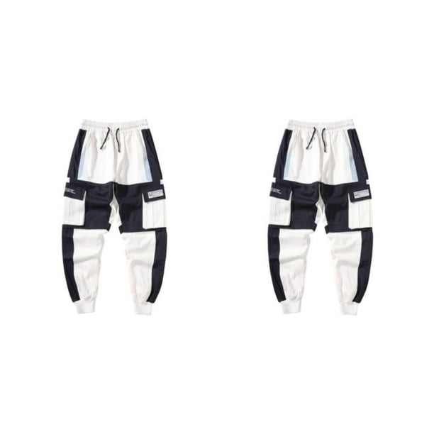 Pantalones casuales Sonducket para hombre D264blanco 3XL