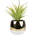 thumbnail image 3 of Northlight Artificial Agave Plant in Gold Ceramic Pot - 7", 3 of 7