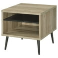 thumbnail image 4 of Welsh Square Engineered Wood Side End Table Distressed Pine, 4 of 11