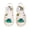 White, variant on Owordtank Closed Toe Jelly Sandals for Girls Cute Heart Shining Flat Sandals Breathable Shoes for Toddler/Little Kid/Big Kid