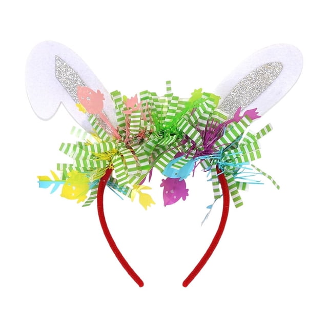 Diademas para fiestas de Pascua para niños, disfraces, diademas, orejas de conejo, tocados