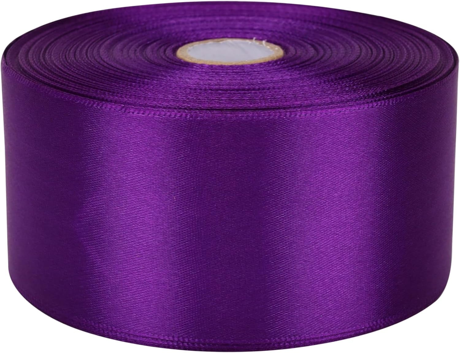 2 inch x 50 Yards Blue Single Face Satin Ribbon Solid Fabric Ribbon for Gift Wrapping Floral Bouquets Wedding Birthday Party Decoration Hair Floral Craft Sewing
