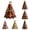 Christmas Patchwork Fabric Diy Decor Kit #F, variant on DIY Quilted Christmas Tree Kit, DIY Holiday Patchwork Sewing Craft Kit, 3D Fabric Patchwork Craft Set, Handmade Christmas Home Decor for Mantel Table Office Display, Gifts for Quilting Lovers (#A)