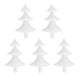 thumbnail image 1 of 5 piezas de árbol de navidad blanco adornos de árbol de espuma creativa diseño de espuma accesorios decorativos para centro comercial de navidad, 1 of 6