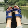 thumbnail image 2 of MEGNYA Hiking Sandals for Women, Comfortable Walking Flip Flop Sandals with Arch Support, Athletic Sandals with Hook and Loop Straps for Beach Vacation Adventure, 2 of 6