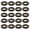 Black, variant on Ferencaa 20Pcs Oval Keyhole Cover Vintage Keyhole Insert Escutcheon Plates Furniture Harewares for Cabinet Drawer Doors ( )