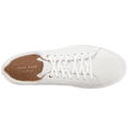 thumbnail image 2 of Cole Haan Grand Crosscourt II White Leather Fashion Lace-Up Rounded Toe Sneakers (White Leather, 10.5), 2 of 3