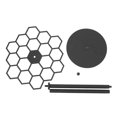 thumbnail image 1 of Rotatable Medal Hanger Display Multi Functional Carbon Steel Tabletop Medal Holder Rack for Basketball Running Sports Race, 1 of 4