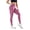 Pink, variant on DXOUPM Workout Leggings for Women Soft Running Yoga Pants Non See Through Full Length Tights