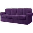 thumbnail image 1 of CHUN YI Stretch Checks Spandex Sofa Cover Separate Backrests Cushions Cover Slipcover, 1 of 5