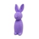 thumbnail image 3 of Conejito de Pascua flocado, decoración de Pascua, figura de conejo flocado para balcón violeta, 3 of 8