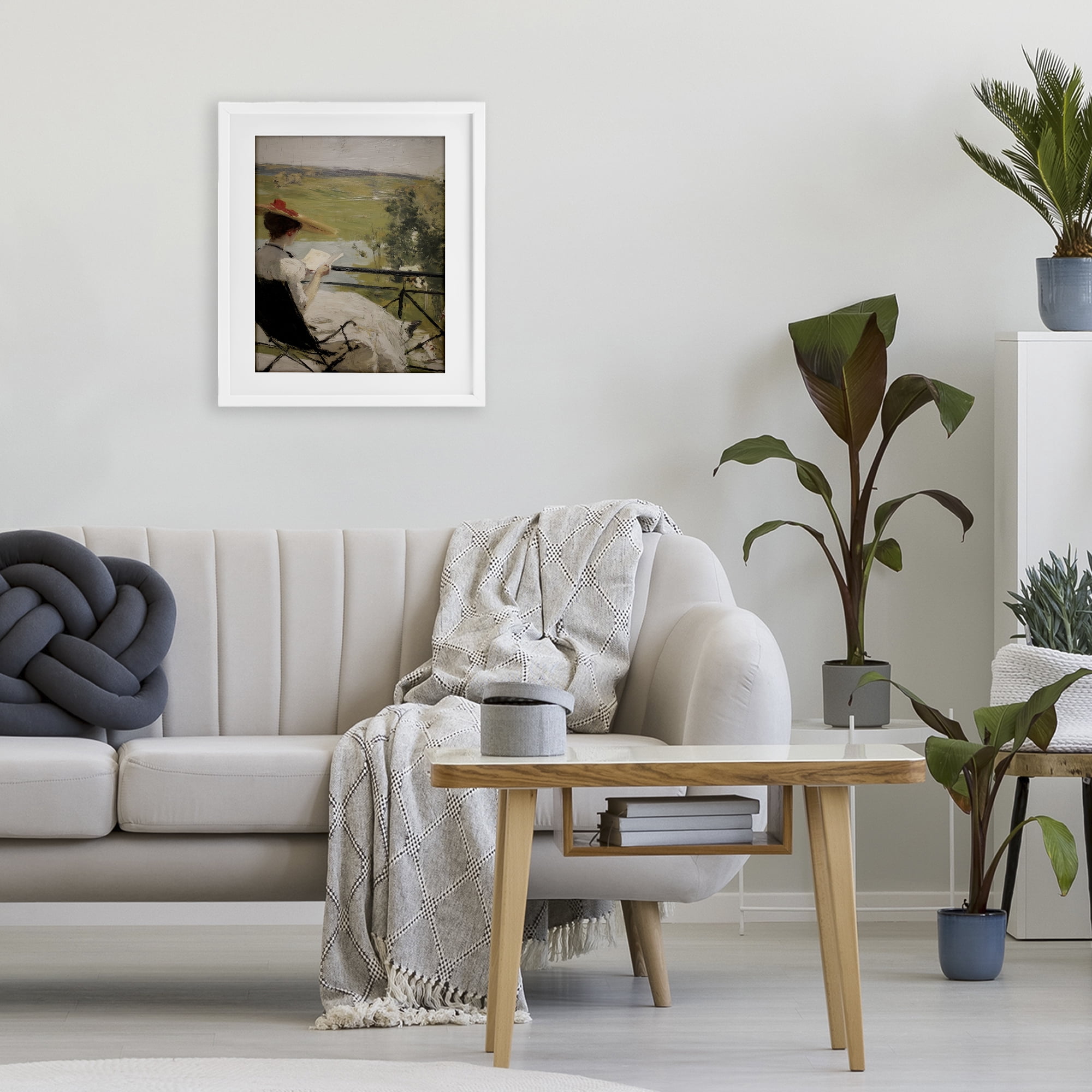 Stupell Industries In The Comfort Of Pages White Framed Print Under Glass, design by Svetlana Aleynikova