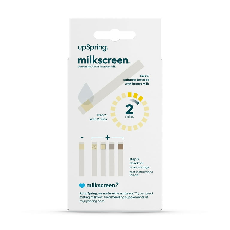 Milkscreen Home Breast Milk Alcohol Test Strips - 8 count