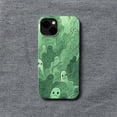 thumbnail image 1 of Fantasma verde adecuado para iPhone15promax diseño de caja de teléfono móvil nicho 2024 nuevo Xiaomi 13 estilo sin colisión 12 art 11 apple 14plus Huawei pura70pro +, 1 of 5