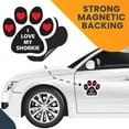 thumbnail image 7 of Magnet Me Up I Love My Shorkie Black Pawprint Magnet Decal, 5 Inch, Vinyl Automotive Magnet, 7 of 7