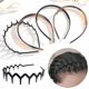 thumbnail image 4 of Pcs Plastic Tooth Hair Comb Headband, Comfort Wavy Toothed Hairband, Hard Headbands for Women Men Girls, 4 Styles, 4 of 5