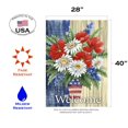 thumbnail image 2 of Toland Home Garden Patriotic Bouquet Flower Patriotic Flag Double Sided 28x40 Inch, 2 of 5