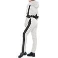 thumbnail image 6 of QATAINLAV Womens Winter Onesie Ski Suit Waterproof Windproof Zipper Hooded Ski Jacket Outdoor Warm Sport Snowsuit with Pockets White M, 6 of 9