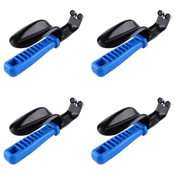 4X Handheld Portable Double Sheet Metal Deburring Tool with Guard 1-12Mm Cutting Blades, Burr Trimming Cutter Blade