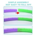 thumbnail image 6 of 30" Adjustable Kids Exercise Hoop Detachable 3-16 Child Fitness Hoop Toy, Multi-Color, 6 of 7