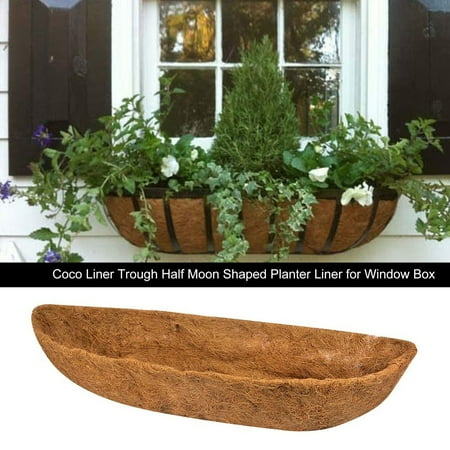 

4Size Natural Coconut Palm Flower Pot Mat Coco Liner Pad Basket Liner Flower Basket Flowerpot Wall Basket Pet Reptile Carpet