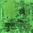 thumbnail image 1 of Ahgly Company Indoor Square Oriental Green Industrial Area Rugs, 5' Square, 1 of 4
