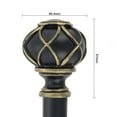 thumbnail image 5 of Iron and Resin Galaxy Expandable Curtain Rod, 5 of 6