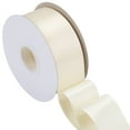 thumbnail image 1 of Joycrosso Ivory Ribbon 2 Inch Wide Thick Fabric Ribbon, 50 Yards Double Faced Satin for Gift Wrapping Floral Bouquets Wedding Party Decoration, 1 of 7