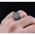 thumbnail image 4 of Seal of Solomon-Star of David Ring-Handmade Mens Ring-Signet Ring Mens-Jewelry Gift For Mens-Silver Rings for Men, 4 of 5