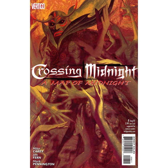 Crossing Midnight #8 VF ; DC/Vertigo Comic Book