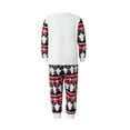 thumbnail image 4 of Meihuid Christmas Pajamas Matching Family Pj Set Long Sleeve Tops and Plaid Pants for Sleepwear Soft Loungewear Pjs, 4 of 9