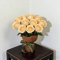 thumbnail image 6 of Qiweii Luxury Handheld Flower Shaped Ceramic Vase Creative Decor for Home and Tabletop, 6 of 6