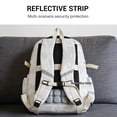 thumbnail image 6 of Forest Myth Unisex Backpack, Water Resistant Ergonomic College School Bag with Back Support, Lightweight Travel Backpack - Creamy White, 6 of 8