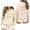 Beige, variant on Staron Women's Hoodie Hooded Long Sleeve Graphic Hearts Casual Crewneck Sweatshirt Loose Cute Pullover Hoodies Tops Beige M